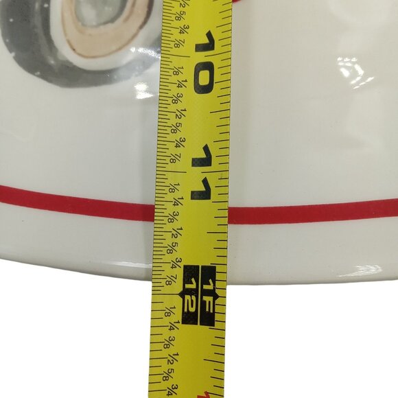 Mud Pie Platter Happy Holidays Red Truck With Christmas Tree Platter - Picture 8 of 11